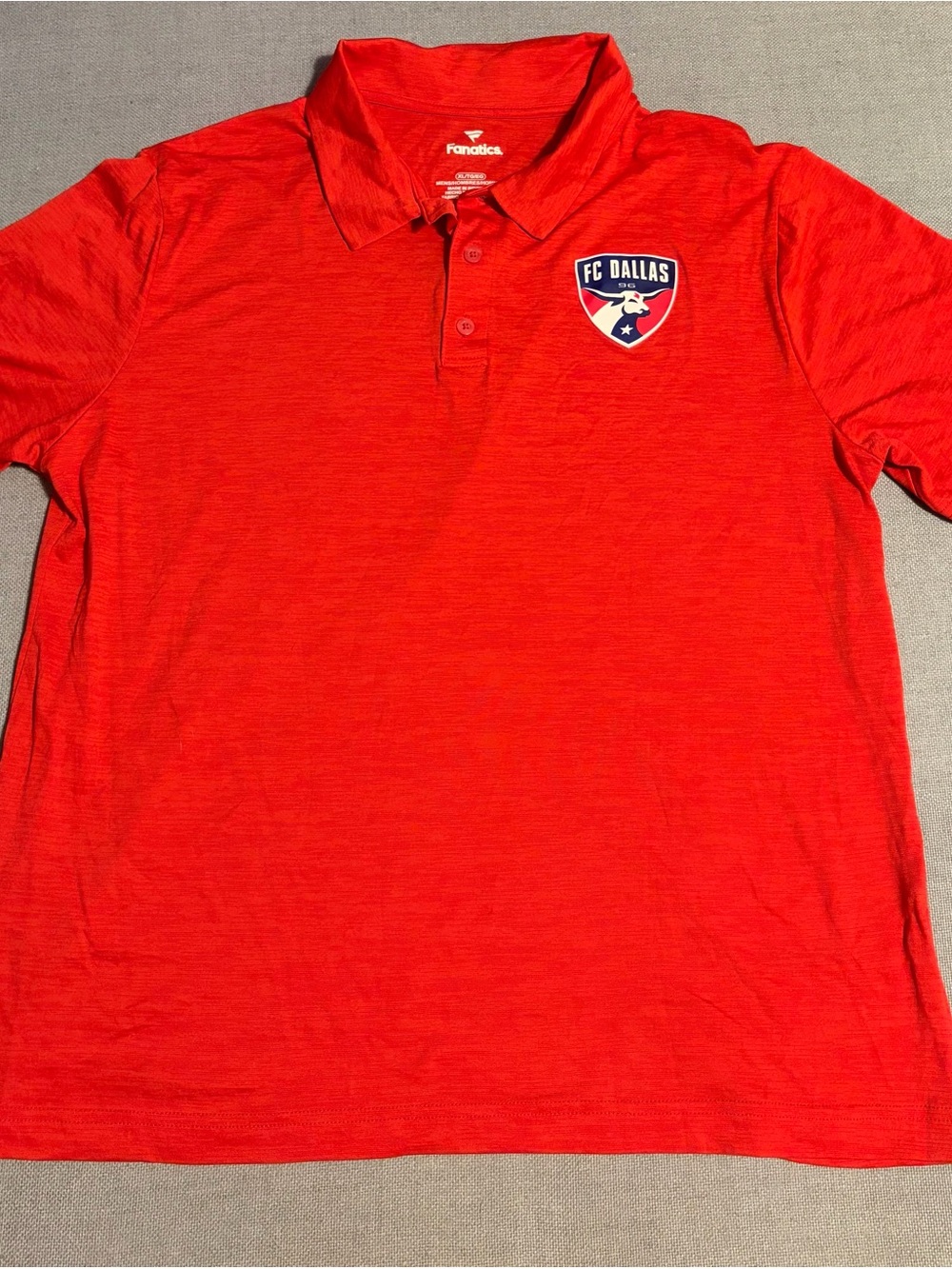 Fanatics Men's Red FC Dallas Polo Shirt